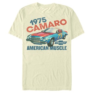 Men&#039;s Retro 1975 Camaro American Muscle 프린트 티셔츠 - Large