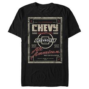 Men&#039;s Genuine Chevy Parts made in America 프린트 티셔츠 - Large